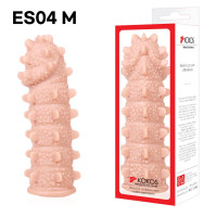 Насадка на член Kokos Extreme Sleeve ES.04 размер M, утолщающая, стимулирующий рельеф