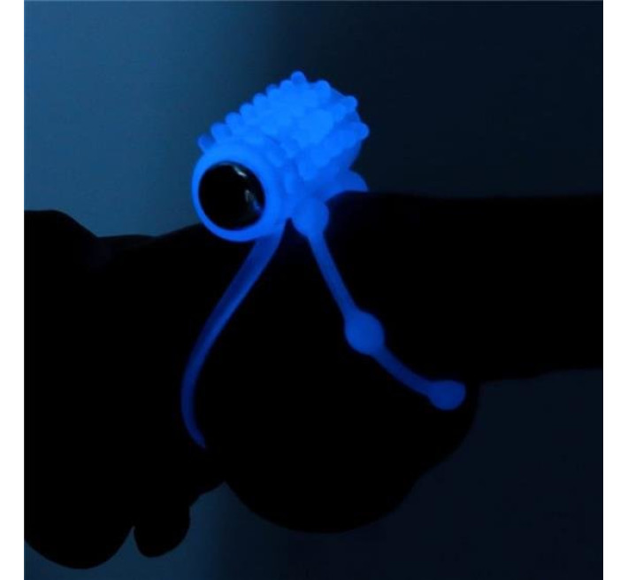 Эрекционное кольцо LoveToy Lumino Play Vibrating Penis Ring 832