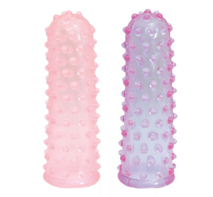 Насадки пальчиковые NMC Finger Sleeves Розовый/Сиреневый