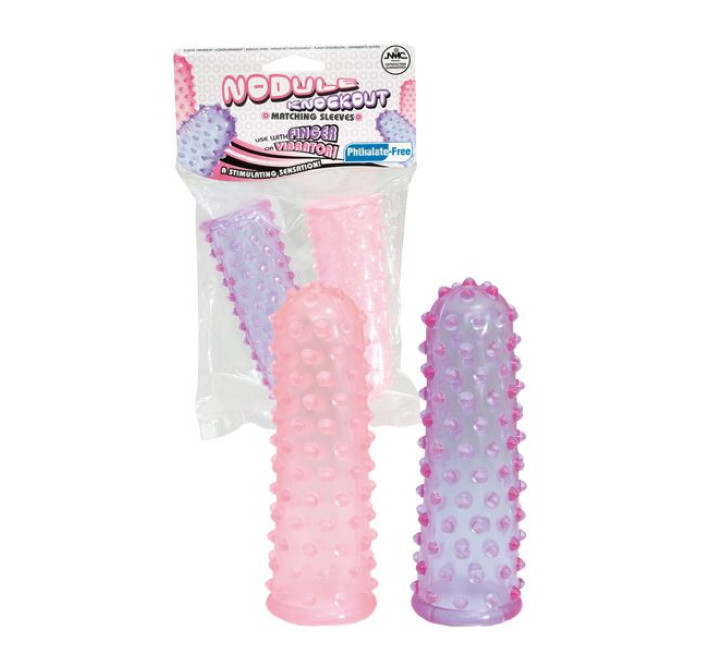 Насадки пальчиковые NMC Finger Sleeves Розовый/Сиреневый