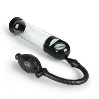 Вакуумный насос Men Powerup со стрелочным манометром и ручной «грушей» Вакуумный насос Men Powerup со стрелочным манометром и ручной «грушей»