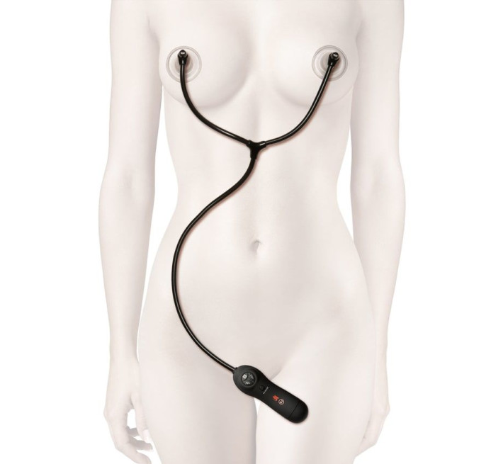 Автоматична помпа для сосків з вібрацією Doc Johnson Kink - Swell - Auto Nipple Sucker Cups