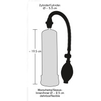 Чоловіча помпа You2Toys Big Bang Прозора