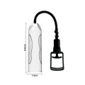 Вакуумна помпа з насадкою LyBaile Penis Pump Прозора