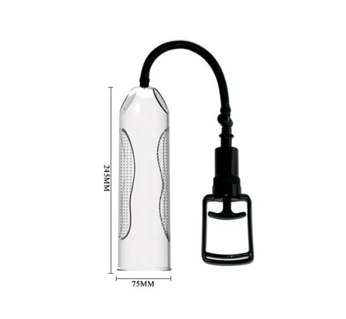 Вакуумна помпа з насадкою LyBaile Penis Pump Прозора