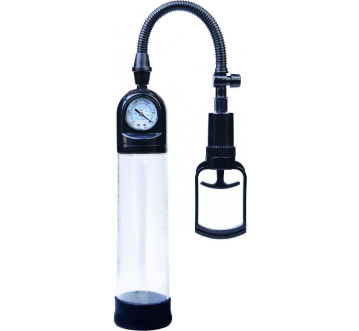 Мужская помпа Toyfa A-Toys Penis Pump Clear Черная