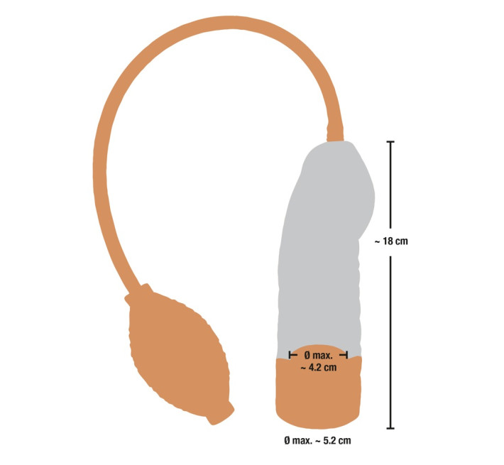 Вакуумная помпа You2Toys Sex Protz Прозрачная