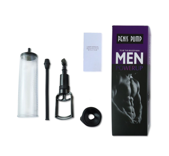 Вакуумна помпа з ручним насосом Men Powerup Black
