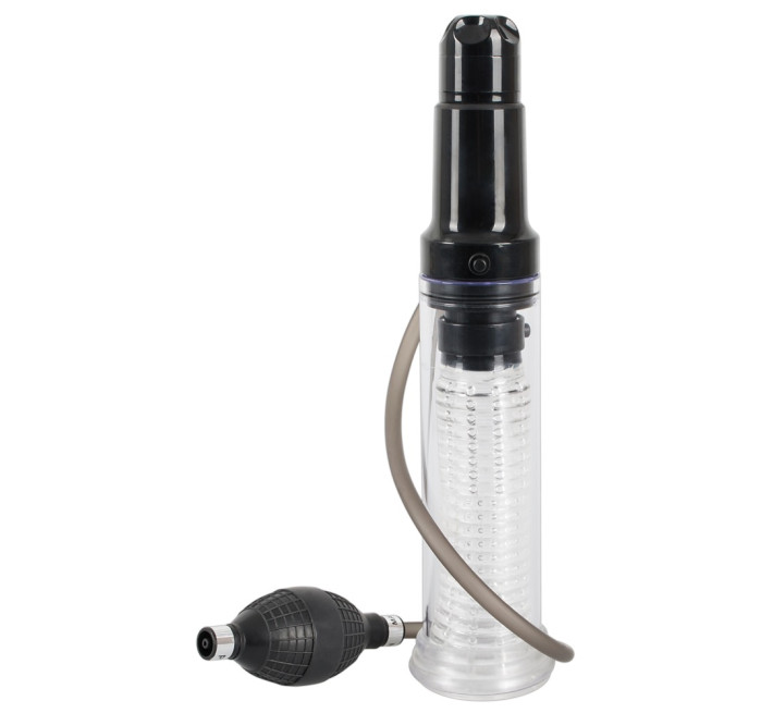 Чоловічий насос You2Toys Vibrating Multi Pump & Masturbator Прозора