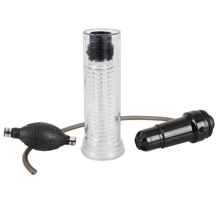 Чоловічий насос You2Toys Vibrating Multi Pump & Masturbator Прозора