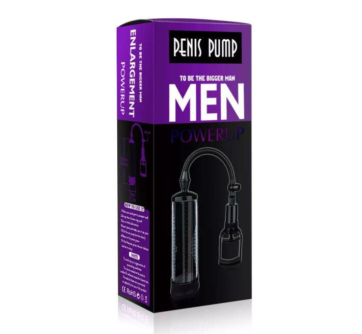 Вакуумный насос с ручным насосом Men Powerup Blue