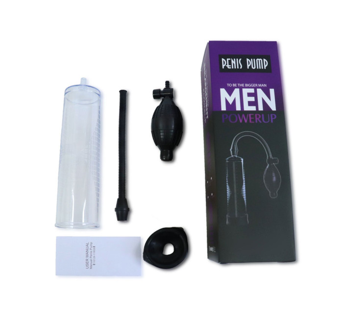 Вакуумна помпа з ручною «грушею» Men Powerup