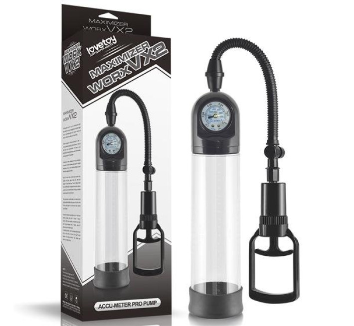 Вакуумна помпа LoveToy Maximizer Worx VX2 Accu Meter Pump