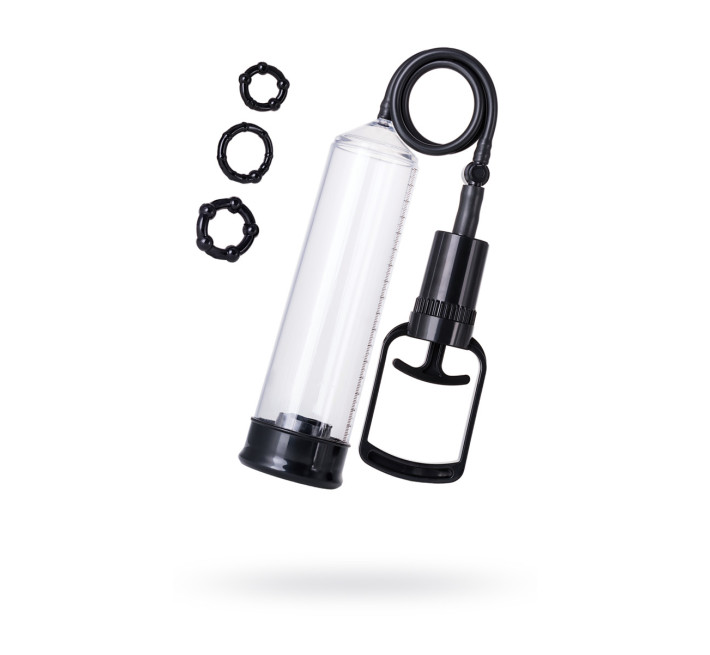 Мужская помпа Toyfa A-Toys Pump Черная 23.5 см