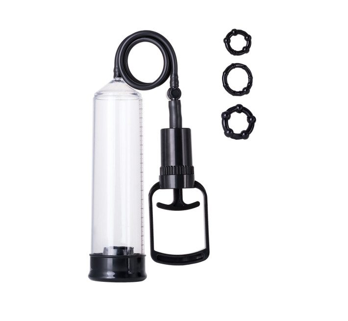 Мужская помпа Toyfa A-Toys Pump Черная 23.5 см