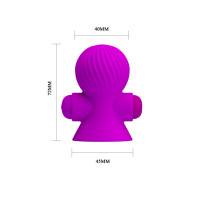 Вакуумна помпи для сосків Pretty Love Nipple Sucker Purple