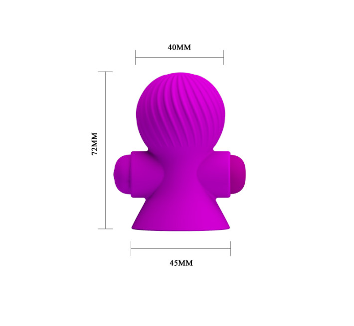 Вакуумна помпи для сосків Pretty Love Nipple Sucker Purple