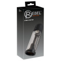 Чоловіча помпа Rebel Automatic Penis Pump Чорна/Прозора