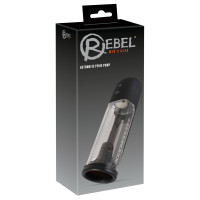 Чоловіча помпа Rebel Automatic Penis Pump Чорна/Прозора