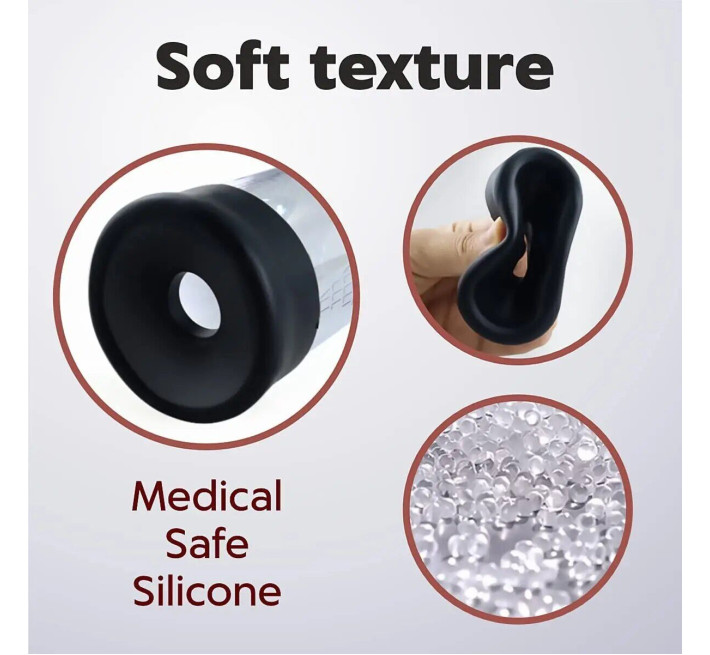 Вакуумна помпа Men Powerup зі стрілковим манометром і ручним насосом