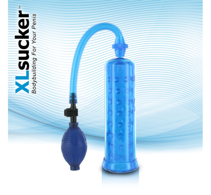 Вакуумна помпа XLsucker Penis Pump Блакитна