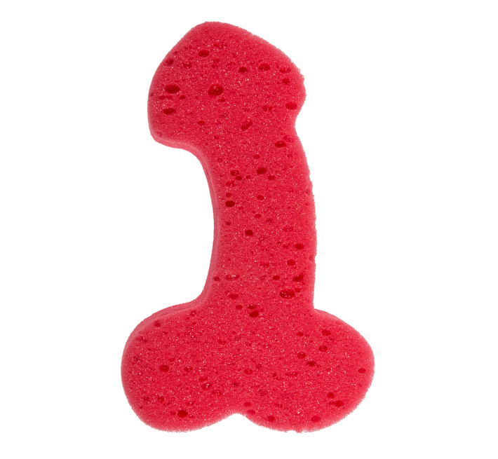 Губка для ванни OOTB Sponge Willy Red, 19 см