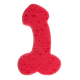 Губка для ванни OOTB Sponge Willy Red, 19 см