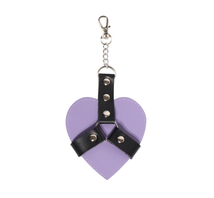 Брелок на карабіні для ключів Art of Sex Chained Heart, Лаванда