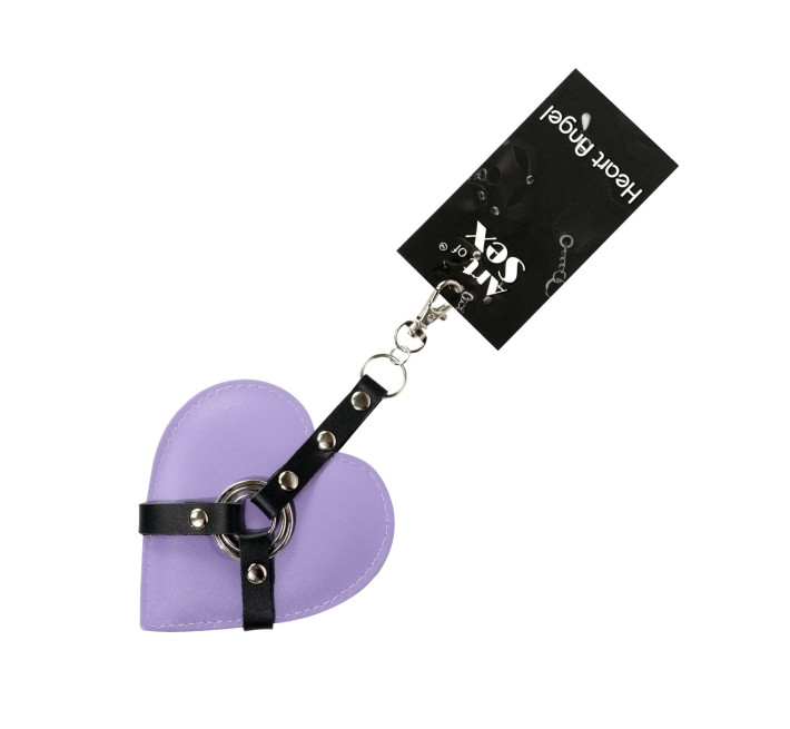 Брелок на карабине для ключей Art of Sex Heart Angel, Лаванда