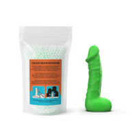 Свеча в виде члена Чистий Кайф MEDIUM Green