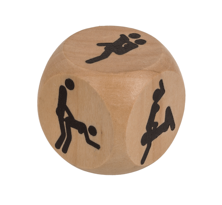 Дерев'яний кубик OOTB Kama Sutra Wooden Dice, 3 x 3 см