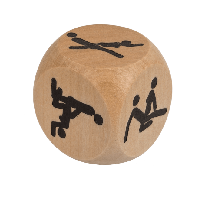 Дерев'яний кубик OOTB Kama Sutra Wooden Dice, 3 x 3 см