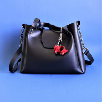 Брелок Наручники із пряжкою Feral Feelings Червоний