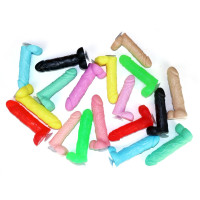 Крафтове мило-член із присоскою Чистий Кайф L Бірюзове