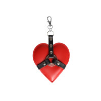 Брелок на карабине для ключей Art of Sex Heart Angel, Красный