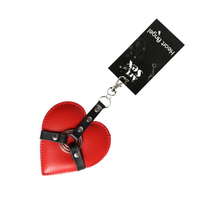Брелок на карабине для ключей Art of Sex Heart Angel, Красный