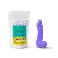 Крафтовое мыло-член с присоской Чистий Кайф LARGE Violet, натуральное