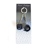 Брелок Наручники Feral Feelings Чорний