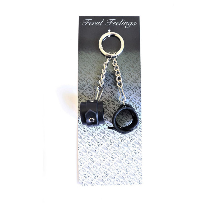 Брелок Наручники Feral Feelings Чорний