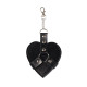 Брелок на карабіні для ключів Art of Sex Chained Heart, Чорний