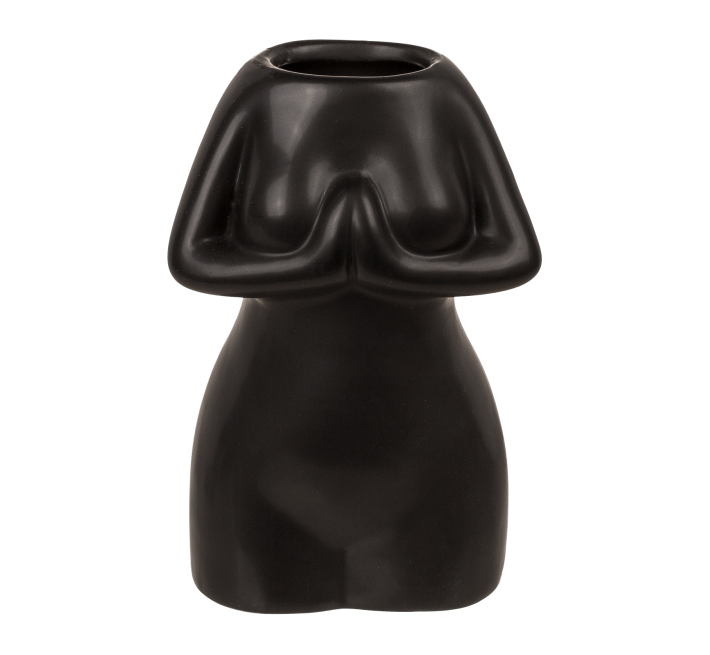 Керамічна ваза OOTB Women´s Body Black, 175 мл