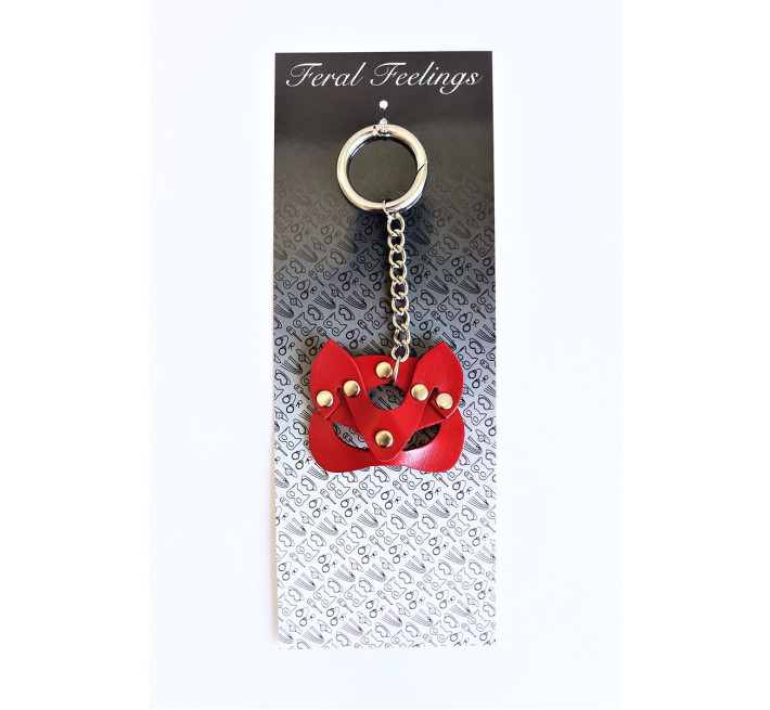 Брелок Feral Feelings Кішечка Червоний