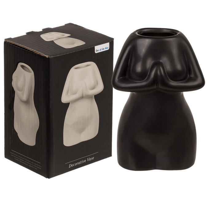 Керамічна ваза OOTB Women´s Body Black, 175 мл