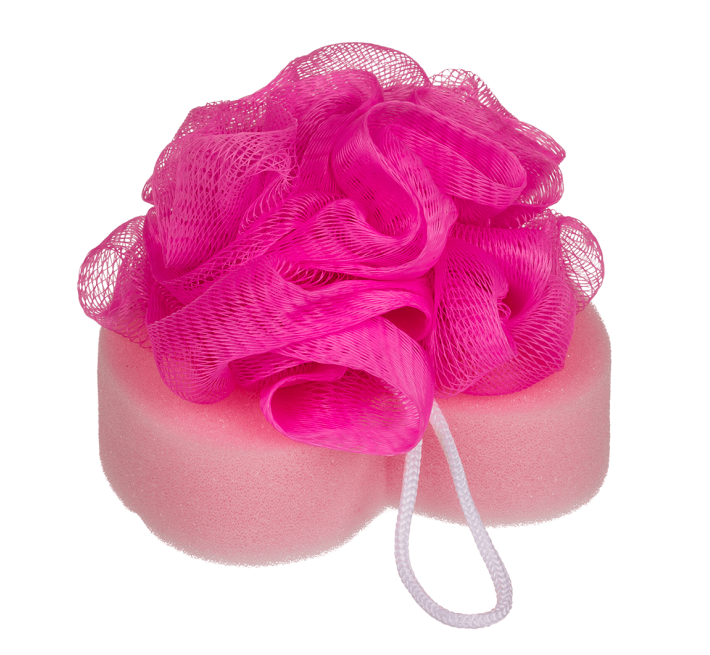 Губка для ванни OOTB Bath Sponge Heart, 12 см