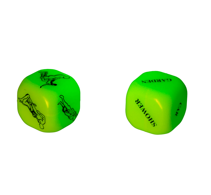 Кубики неонові OOTB Sex Dice Kamasutra Neon, 2 шт.