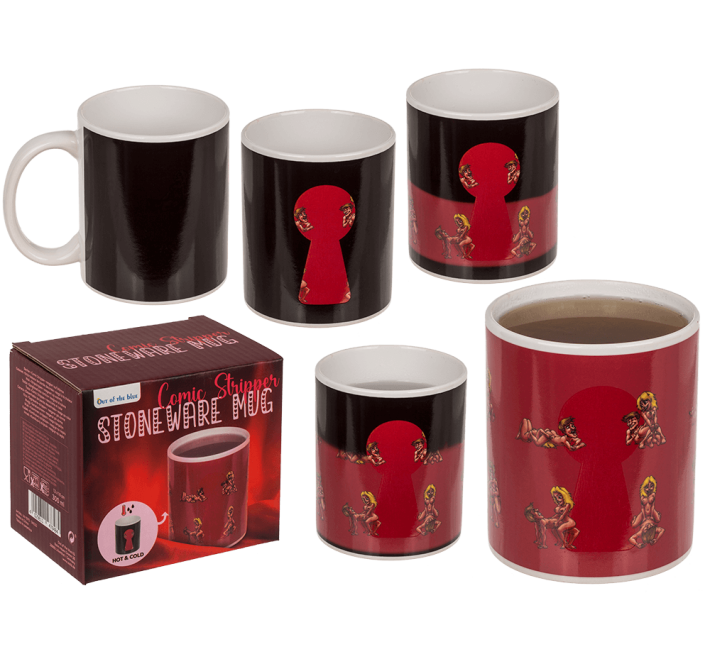 Чашка з термоефектом OOTB Stoneware Mug Comic Stripper