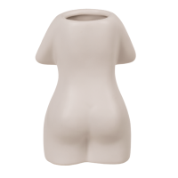 Керамічна ваза OOTB Women´s Body White, 175 мл