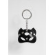 Брелок Feral Feelings Кішечка Чорний