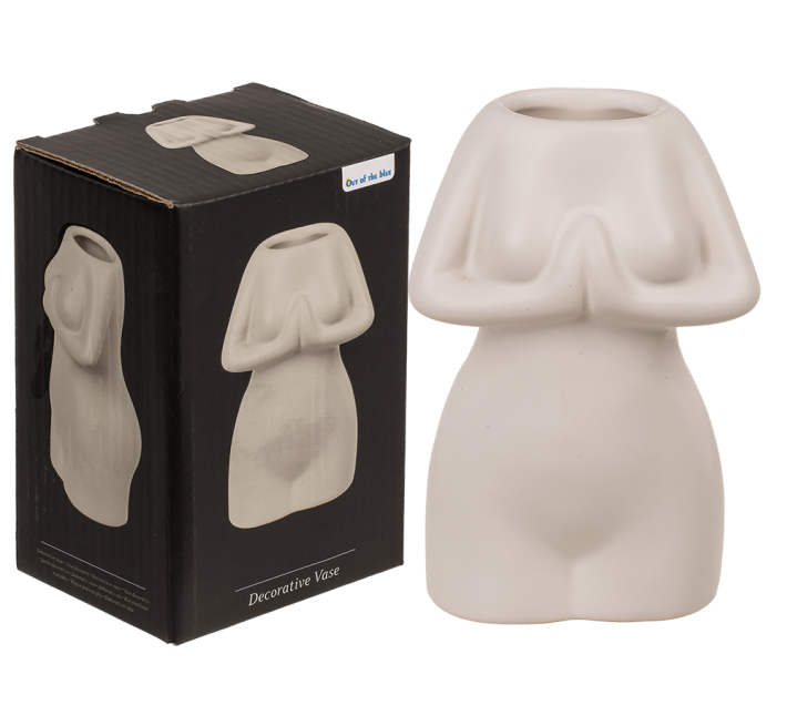 Керамічна ваза OOTB Women´s Body White, 175 мл
