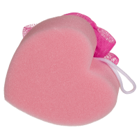 Губка для ванни OOTB Bath Sponge Heart, 12 см